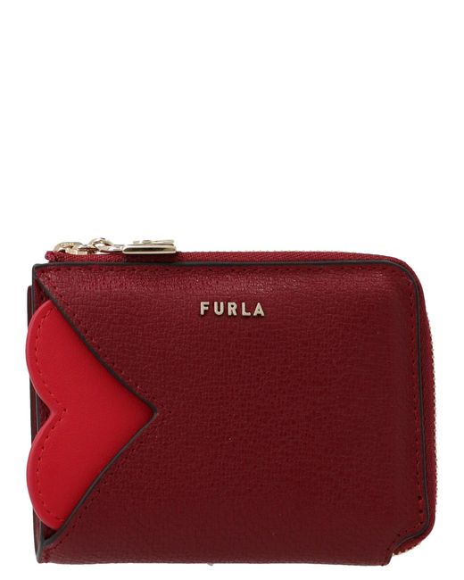 Furla Red Compact Lovely Small Wallet