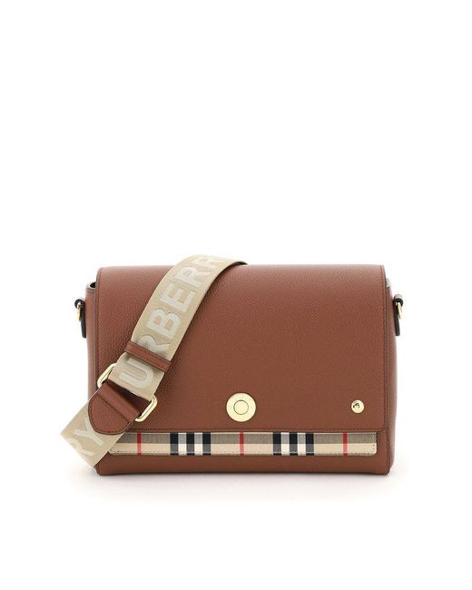 Burberry Note Medium Shoulder Bag in Brown Lyst Canada