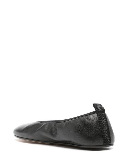 Off-White c/o Virgil Abloh Black High Heels Ballet Flats
