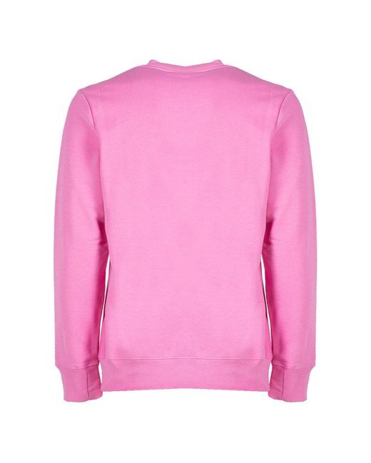 Paul Smith Pink Zebra Patch Crewneck Sweatshirt for men