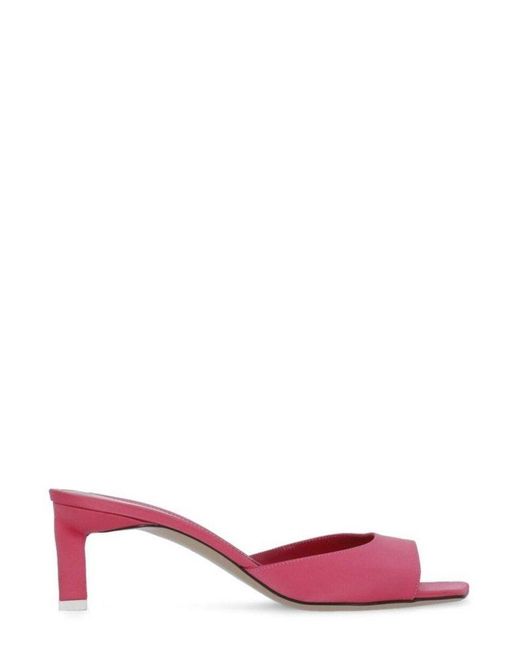 the attico devon mule pink
