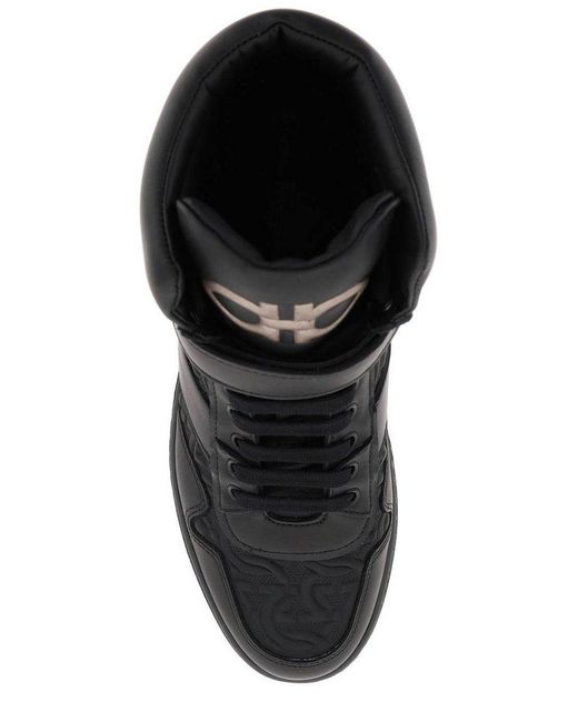Ferragamo Black High-top Sneakers for men