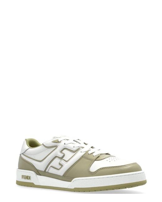 Fendi White Match Sneakers for men
