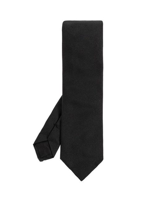 Versace Black Silk Tie, for men