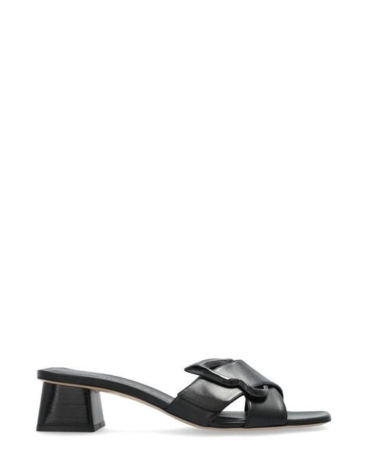 Sophia Webster Black Blair Block Heel Mules