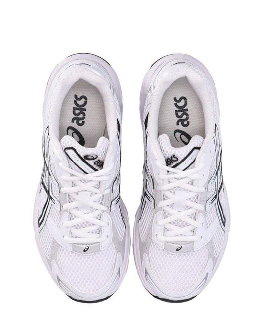 Asics White Gel-1130 Lace-Up Sneakers