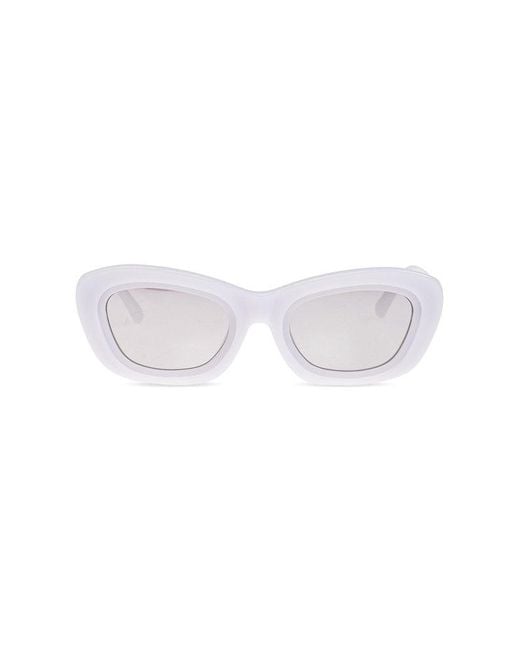 Linda Farrow Black X The Attico Rania Cat-Eye Frame Sunglasses