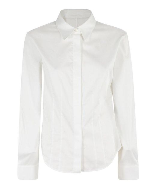 Helmut Lang White Darted Shirt