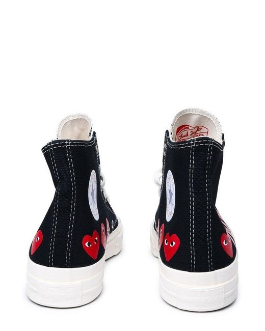 COMME DES GARÇONS PLAY White X Converse Chuck Taylor High-top Sneakers for men