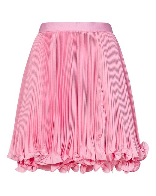 Balmain Pink Paris Mini Skirt