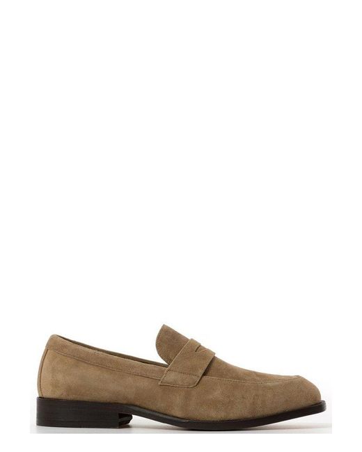 Boss Brown Penny Trim Loafers for men
