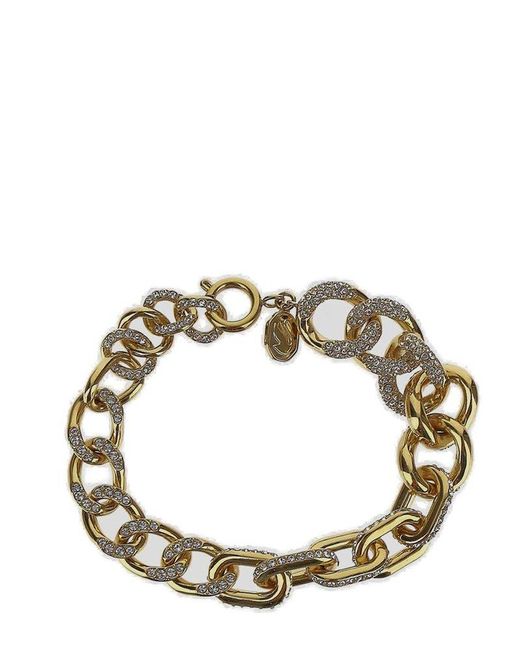 Swarovski Dextera Chain Link Bracelet in Metallic Lyst