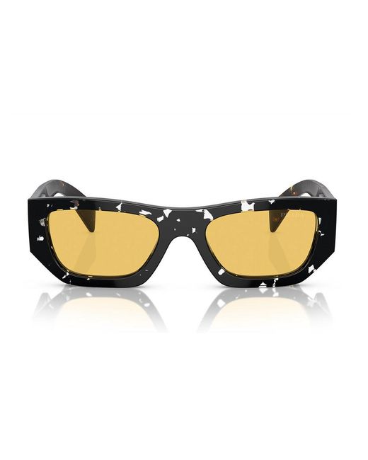 Prada Yellow Pra01S Symbole Sunglasses