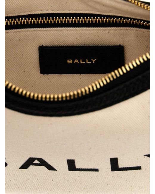 Bally Metallic Bar Ellipse Crossbody Bags