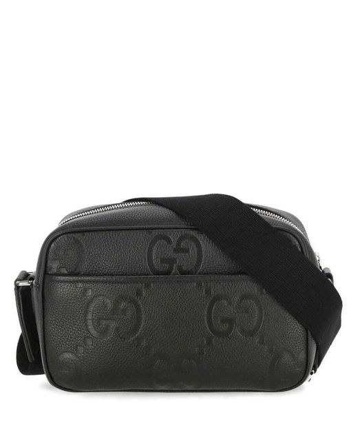 Gucci Black 'GG Jumbo' Shoulder Bag, for men