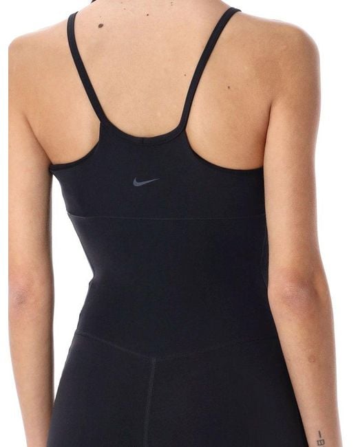 Nike Blue Dri-fit Flared Jumpsuit