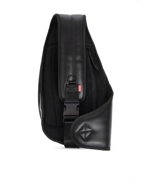 DIESEL Black ‘1Dr-Pod’ One-Shoulder Backpack for men