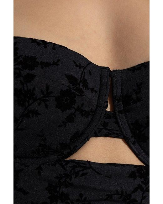 Zimmermann Black Wylie Textured Balconette