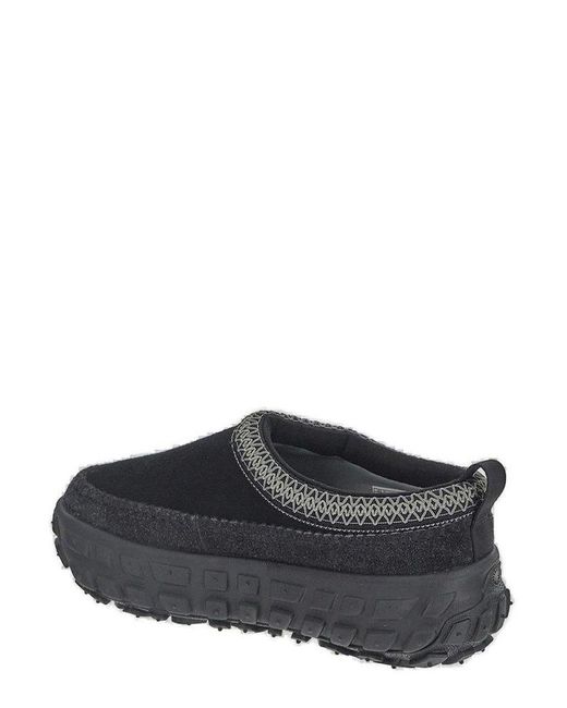 Ugg Black Venture Daze Platform Contrast Stitched Slippers