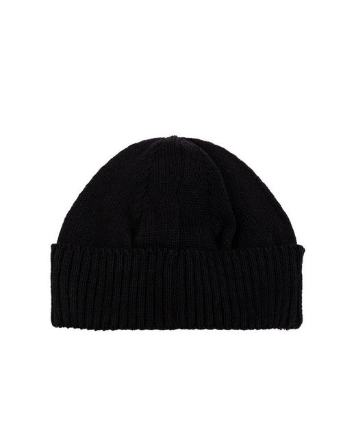 Emporio Armani Black Cap With Logo Patch for men