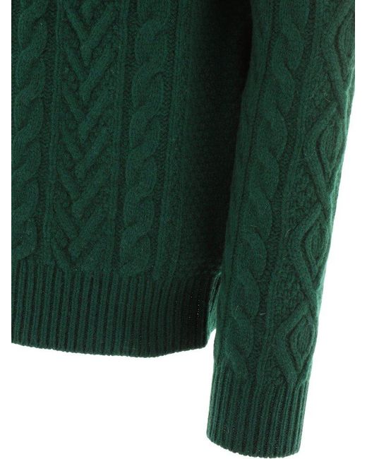 Polo Ralph Lauren Green Cable-knit Sweater for men