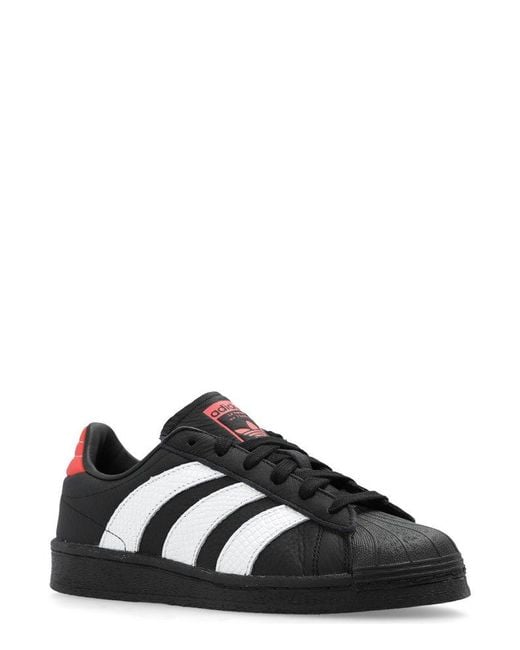 Adidas Originals Black 'superstar 82 W' Sneakers,