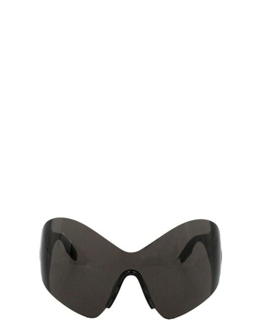 Balenciaga Gray 'mask Butterfly' Sunglasses