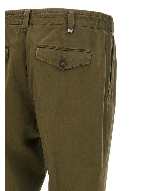 PT Torino Green The Rebel Tailored Pants for men