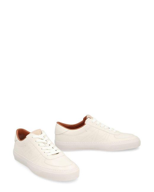 Moncler White Monclub Low-top Sneakers for men