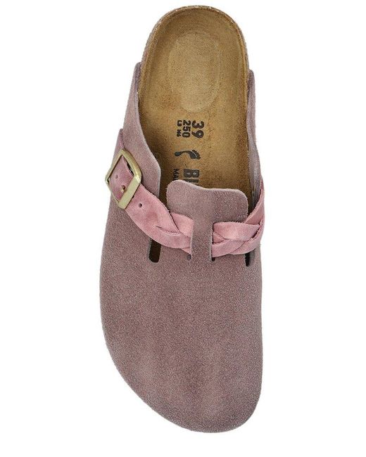 Birkenstock Brown Boston Classic Buckle Sandals