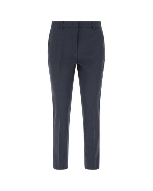 Weekend by Maxmara Blue Vite Tailored Trousers