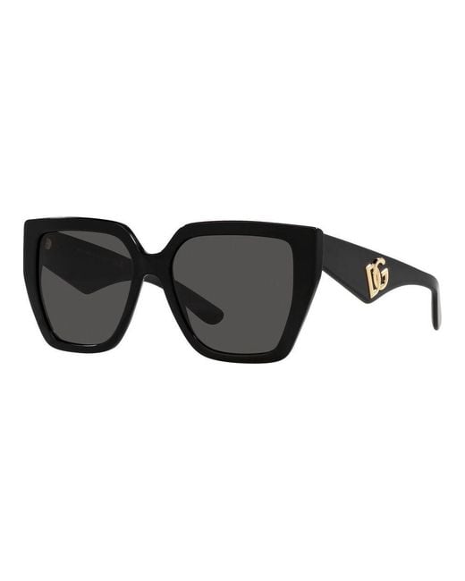Dolce & Gabbana Black Square-frame Sunglasses