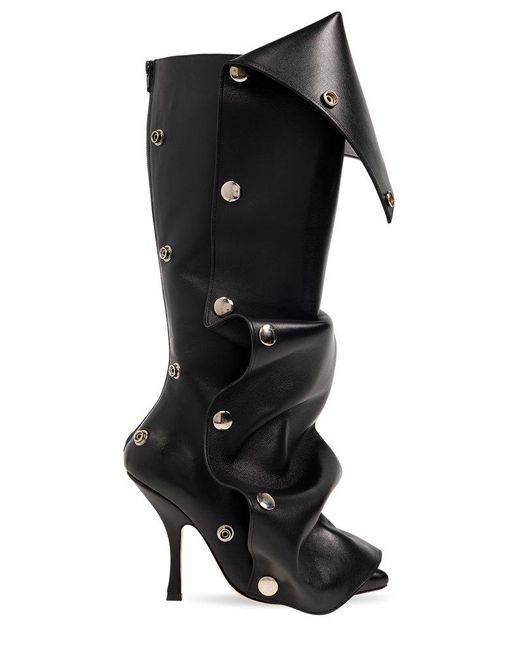 Y. Project Black Heeled Boots