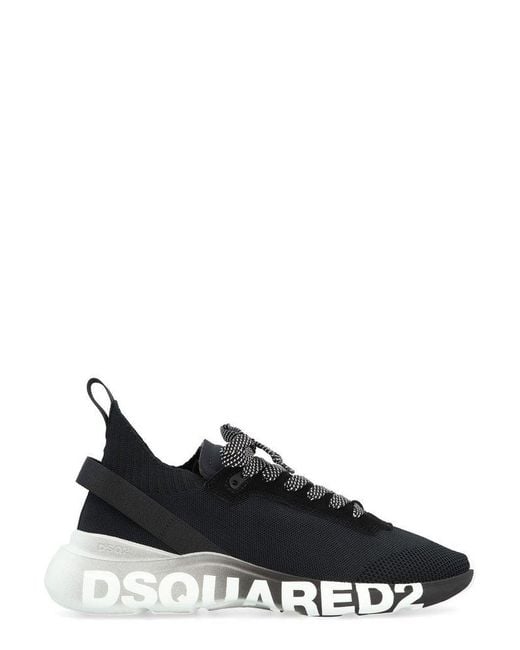 DSquared² Black Fly Sneakers for men