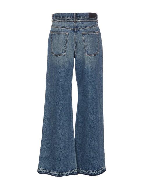 Amiri Blue Jeans With Vintage Effect