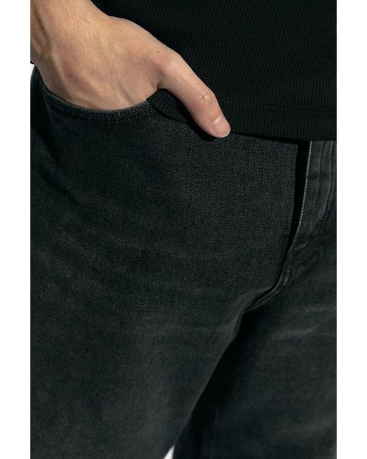 Loewe Black Jeans With Logo for men