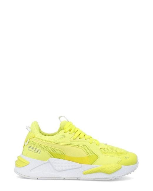 PUMA Yellow Rs-z Lace-up Sneakers