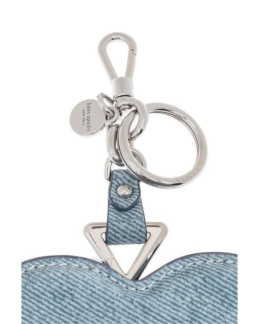 Kate Spade Blue Heart-Shaped Pouch