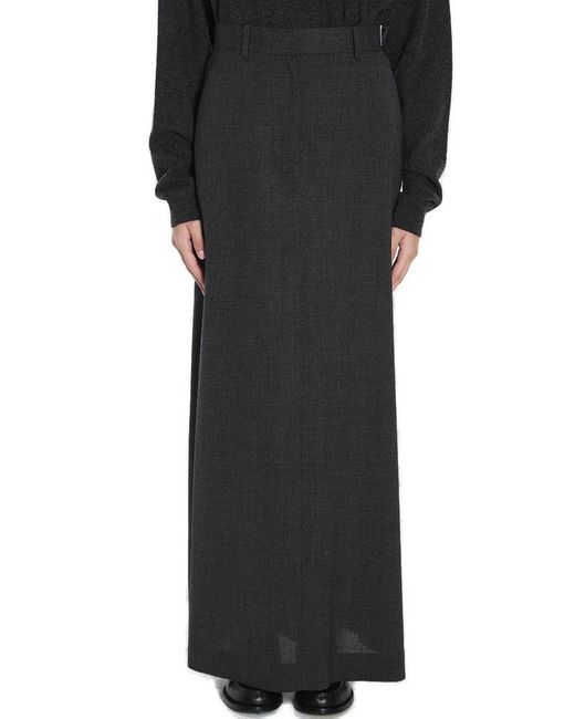 The Row Black Roux Maxi Skirt