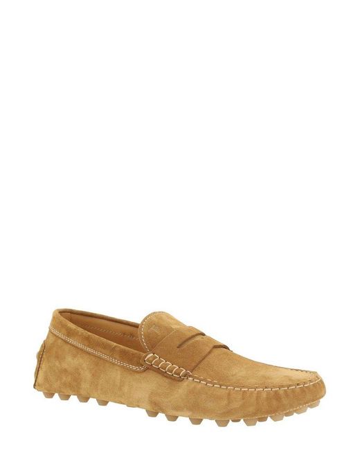 Tod's Brown Gommino Slip-On Loafers for men