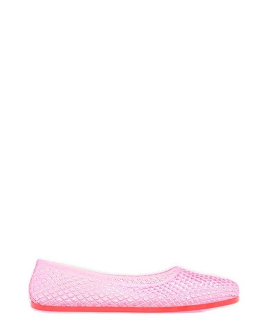 Ancient Greek Sandals Pink Iro Slip-On Ballet Flats