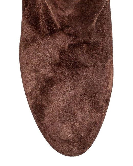 Anna F. Brown Over-The-Knee Boots
