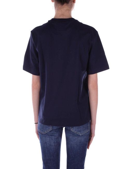 Lacoste Blue Relaxed Fit Soft T-Shirt