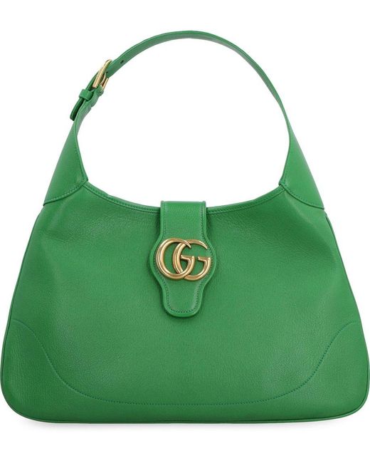 Gucci Green Aphrodite Medium Shoulder Bag