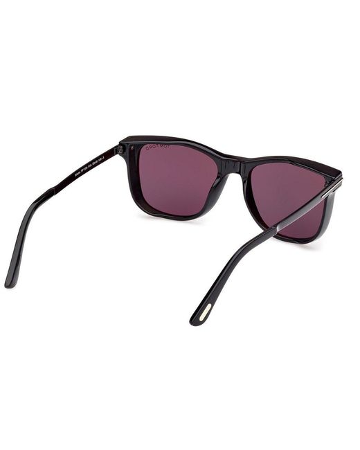 Tom Ford Purple Sinatra Square Frame Sunglasses