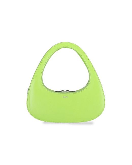 Coperni Green Baguette Swipe Bag