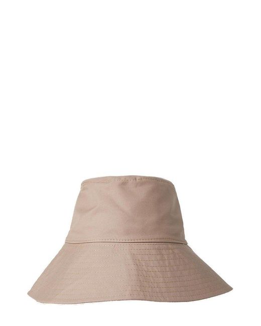 Max Mara Brown Efeso Wide Brim Bucket Hat