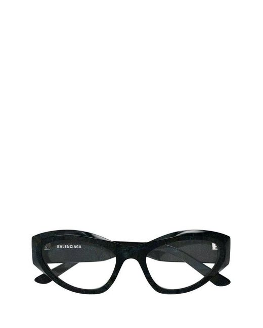 Balenciaga Black Cat Eye Frame Glasses