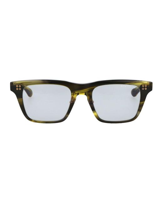 Dita Eyewear Brown Square Frame Sunglasses for men