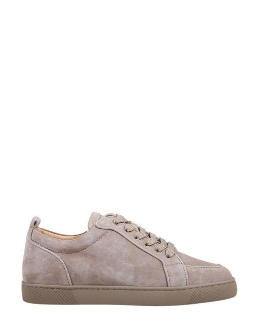 Christian Louboutin Brown Rantulow Lace-up Sneakers for men